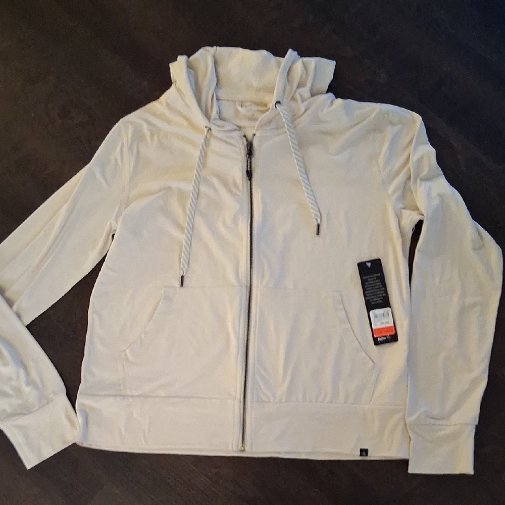 Pulse Active Cream Hoodie